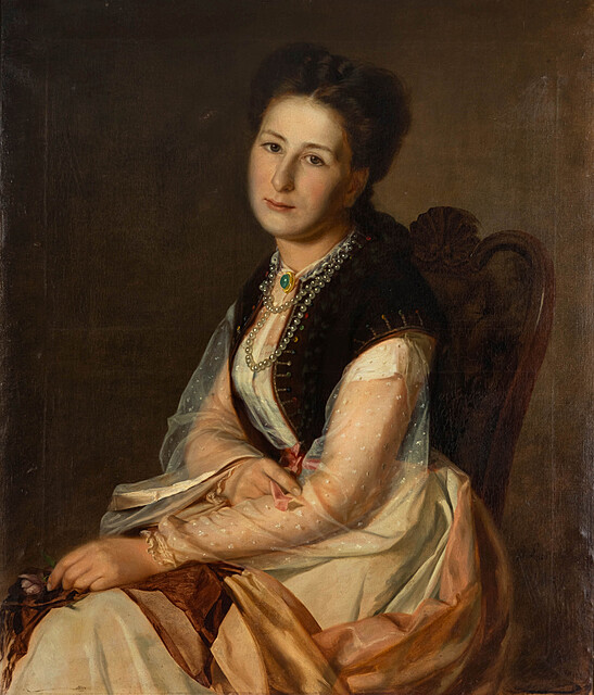 Portret damy, 1869 r.