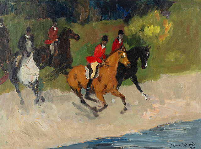 Konno przez bród, 1974 r.