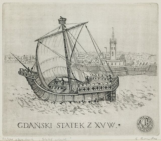 GDAŃSKI STATEK Z XV W.