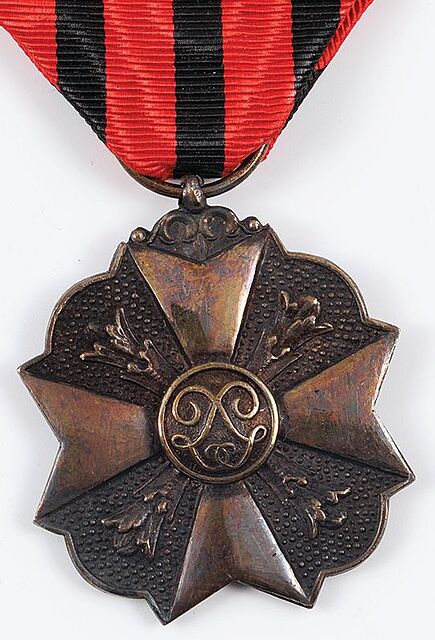 BELGIJSKI SREBRNY MEDAL ZA AKTY NADZWYCZAJNEJ ODWAGI, POŚWIĘCENIA I CZYNY HUMANITARNE