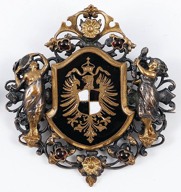 ODZNAKA PATRIOTYCZNA, KORPORACYJNA, Cesarstwo Niemieckie, ok. 1900
