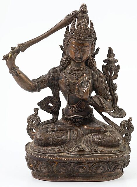 MANDZIUŚRI, Tybet lub Nepal, XIX/XX w.