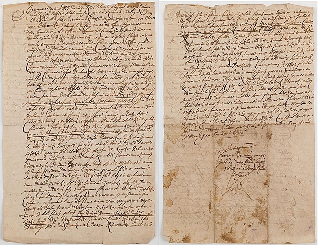 WYPIS Z AKT SADOWYCH, 1674 – 1696