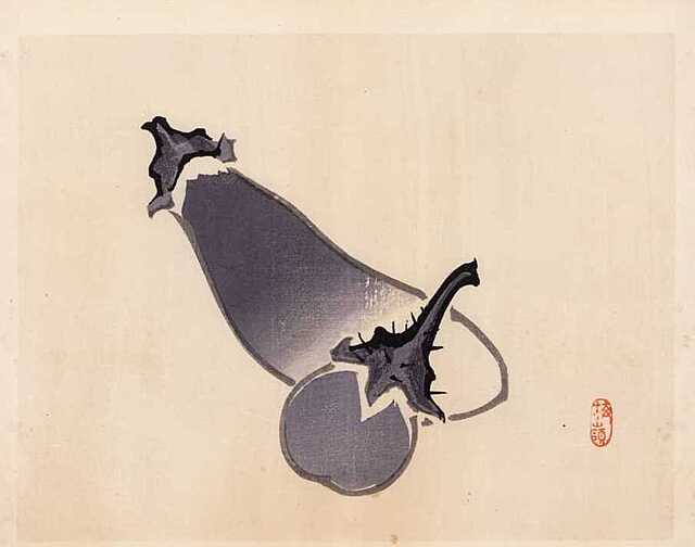 BAKŁAŻAN, Kioto, 1913