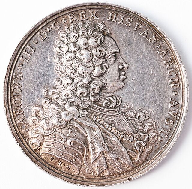 MEDAL UPAMIĘTNIAJĄCY ZDOBYCIE BARCELONY W 1705 ROKU