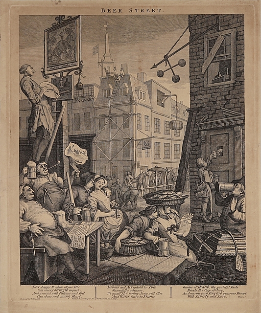 [Pochwała piwa] William HOGARTH (1697-1764)