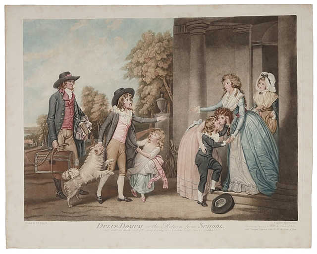 O słodki domie! - czyli powrót ze szkoły, (tyt.oryg.: „Dulce Domum or the Return from School”), 1790
