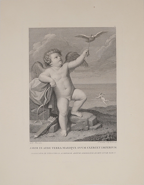 Amorki nad morzem, 1791