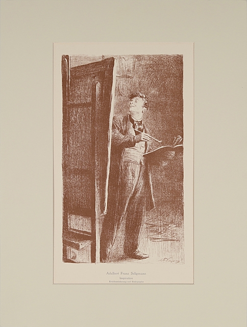 Inspiracja malarza, (tyt.oryg.: „Inspiration”), 1900