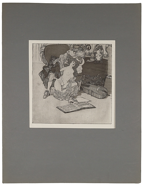Zabawa podczas muzykowania, 1907