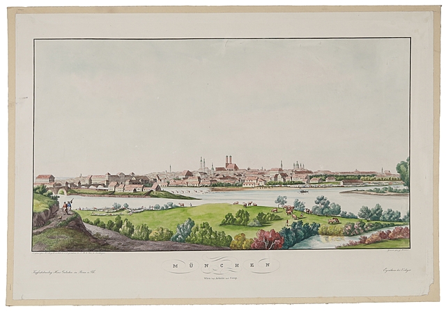 Panorama Monachium, (tyt.oryg.: „München”), ok. 1830