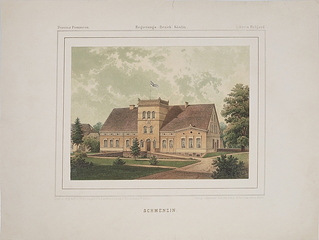 Pałac w Smęcinie k.Białogardu, ok. 1870