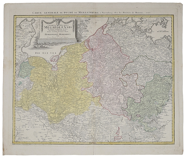 [Meklemburgia] Charta Ducatus Megapolensis, 1782