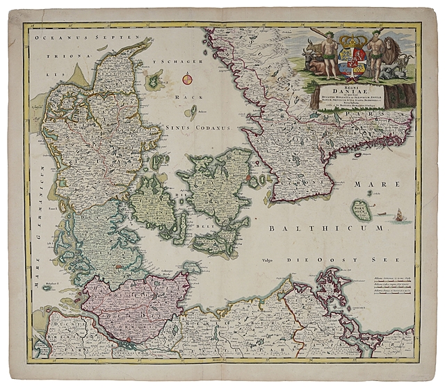 [Dania] Regni Daniae, ok. 1730