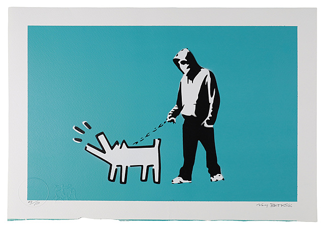 Banksy vs Haring, 2019