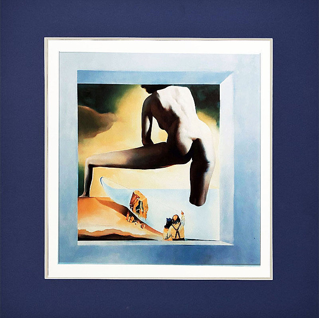 Dali Lifting the Skin of the Mediterranean Sea to Show Gala the Birth of Venus