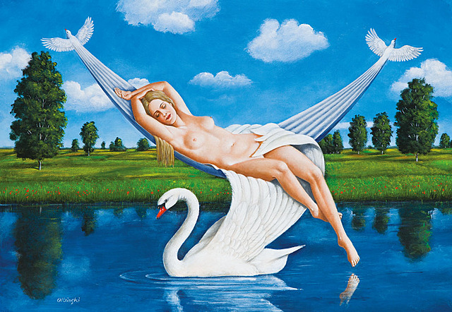 Leda z łabędziem 
