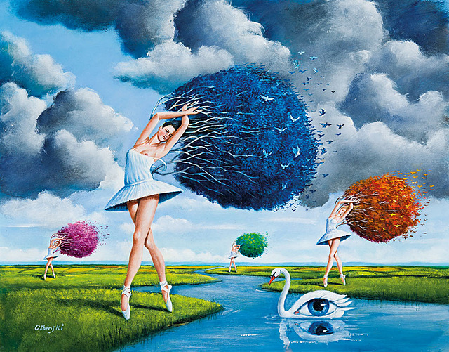 The shape of color blue 