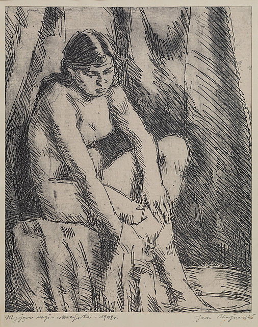 Myjąca nogi, 1928 