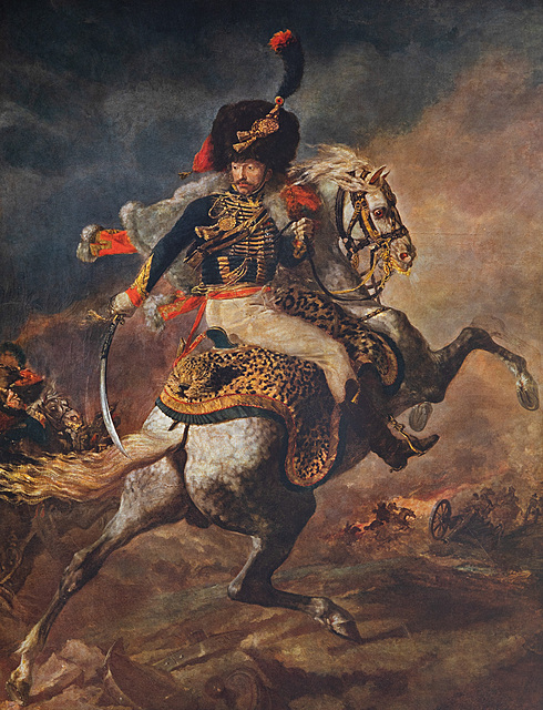 Oficer szaserów Wielkiej Armii, 1812