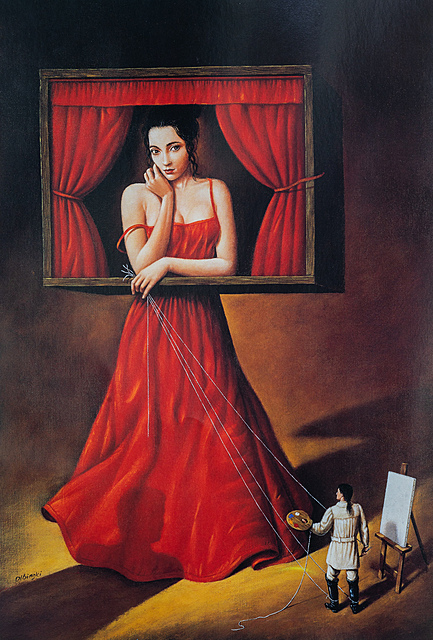TOSCA, plakat do opery Giacomo Pucciniego, 1996 