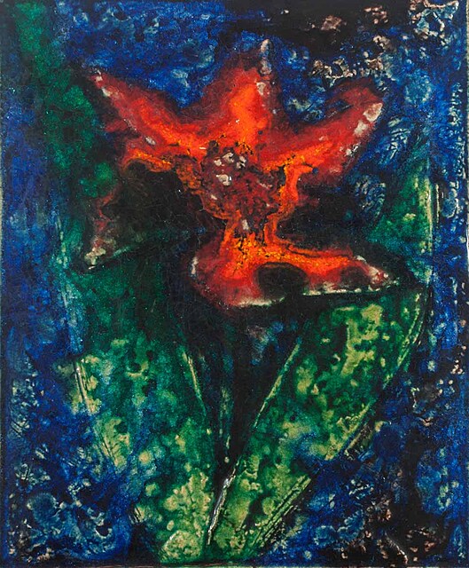 Ognisty kwiat, (amarylis) ok. 1965 