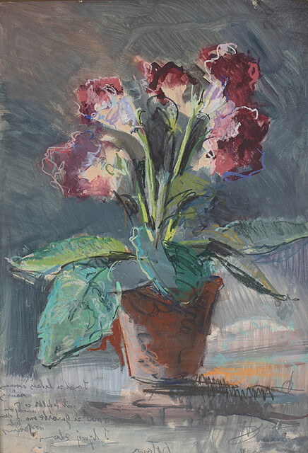Kwiaty w doniczce, 1955 r.