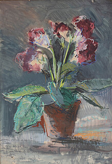 Kwiaty w doniczce, 1955 r.