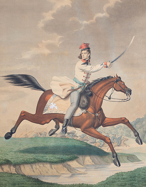 Tadeusz Kościuszko na czele wojsk, 1865 r.