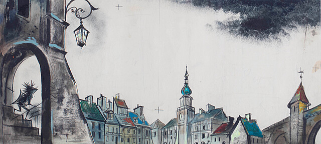 Ilustracja do „Baśni o stalowym jeżu”