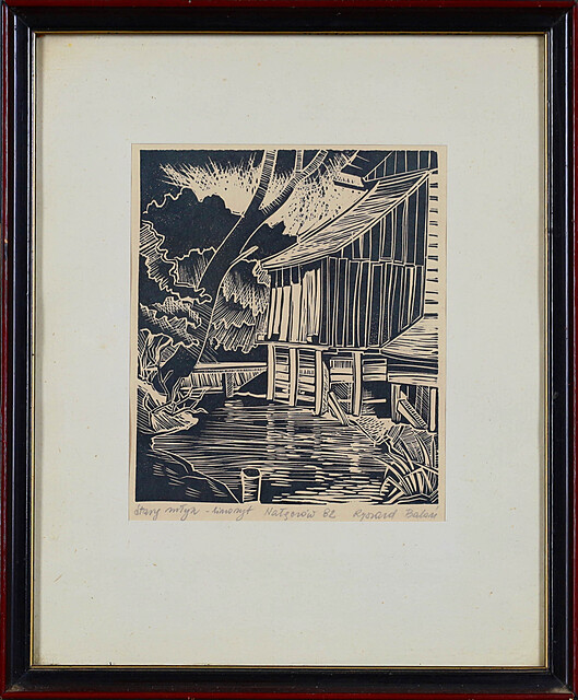 Stary młyn, Nałęczów, 1982