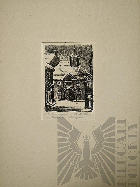 Warszawa - ul. Kanonia, 1956
