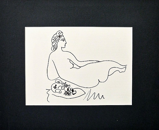 Z cyklu „Le Déjeuner sur l’herbe” ( Obiady na trawie), Wariacje na temat „Śniadanie na trawie” E. Maneta, 1962