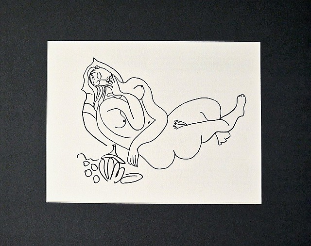 Z cyklu „Le Déjeuner sur l’herbe” ( Obiady na trawie), Wariacje na temat „Śniadanie na trawie” E. Maneta, 1962