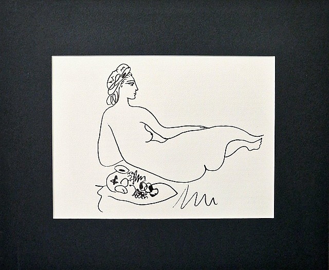 Z cyklu „Le Déjeuner sur l’herbe” ( Obiady na trawie), Wariacje na temat „Śniadanie na trawie” E. Maneta, 1962