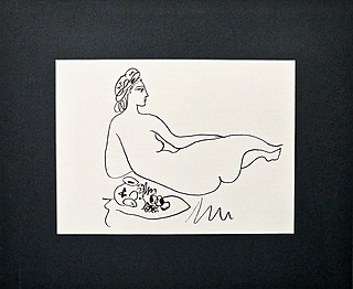 Z cyklu „Le Déjeuner sur l’herbe” ( Obiady na trawie), Wariacje na temat „Śniadanie na trawie” E. Maneta, 1962