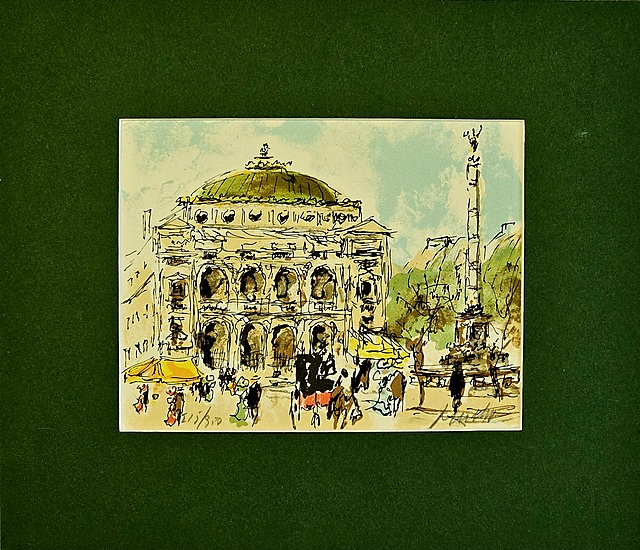 Paryż, Plac de la Opera, 1977
