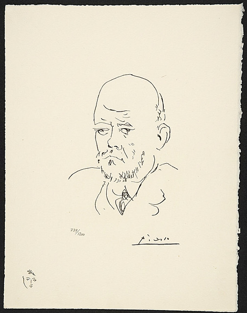 Portret Vollarda III z cyklu Suita Vollarda, 1973