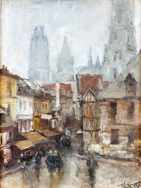 Rouen, Place Basse-Veille-Tour, 1927 (?)