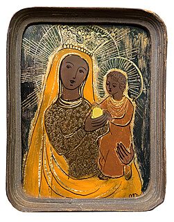 Miniatura Madonna z jabłuszkiem, 1962