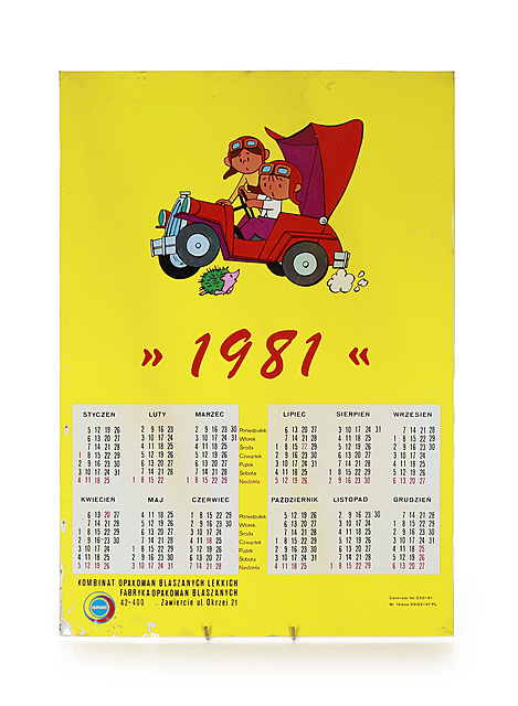 Kalendarz z Bolkiem i Lolkiem, 1981