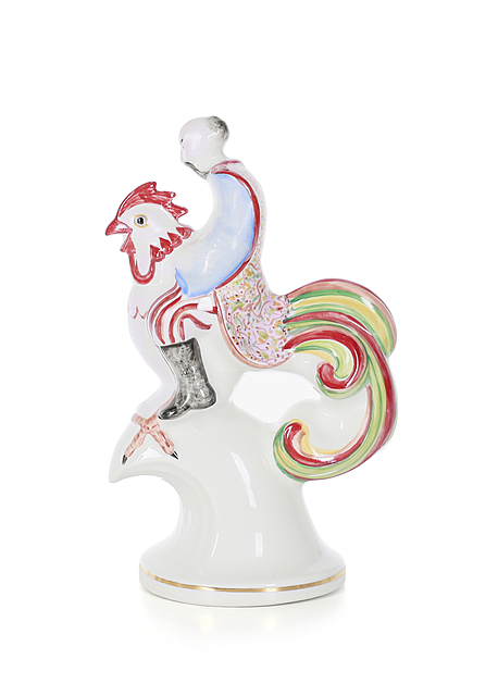 Figura "Twardowski na kogucie", ZPS "Ćmielów"