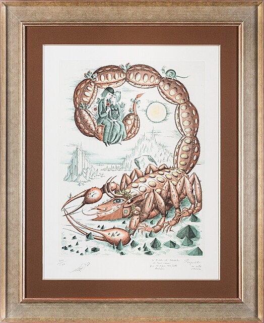 Kochankowie, z cyklu "Znaki Zodiaku: Le Scorpion", 1971