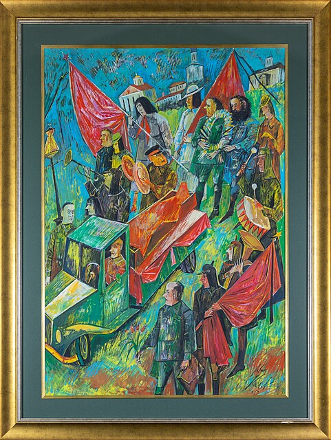 Pogrzeb Berlioza, z cyklu "Mistrz", 2018