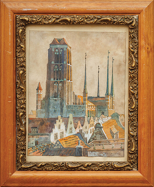 KOŚCIÓŁ MARIACKI W GDAŃSKU, 1948