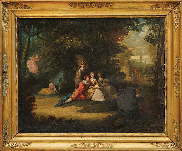 FÊTE GALANTE, poł. XVIII w.