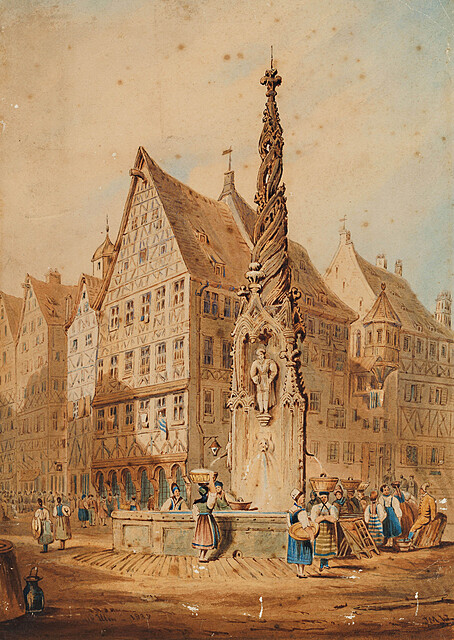FONTANNA FISCHKASTEN W ULM, 1838
