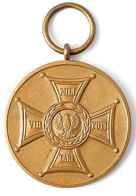 MEDAL ZASŁUŻONYM NA POLU CHWAŁY, brązowy