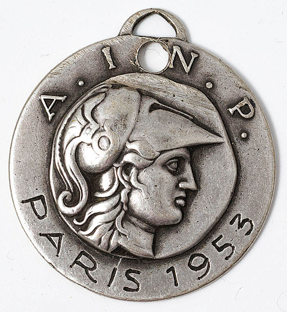 MEDAL, KONGRES MIĘDZYNARODOWEGO STOWARZYSZENIA ZAWODOWYCH NUMIZMATYKÓW, Paryż, 1953