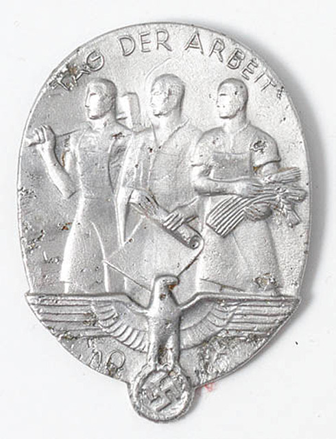 ODZNAKA PAMIĄTKOWA, ŚWIĘTO PRACY 1935, III Rzesza
